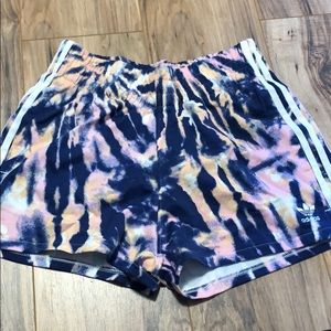 adidas tie dye shorts
